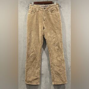 Parasuco Jeans Extreme Fit Crushed Velvet Vintage 90's Y2K Women's Size 28